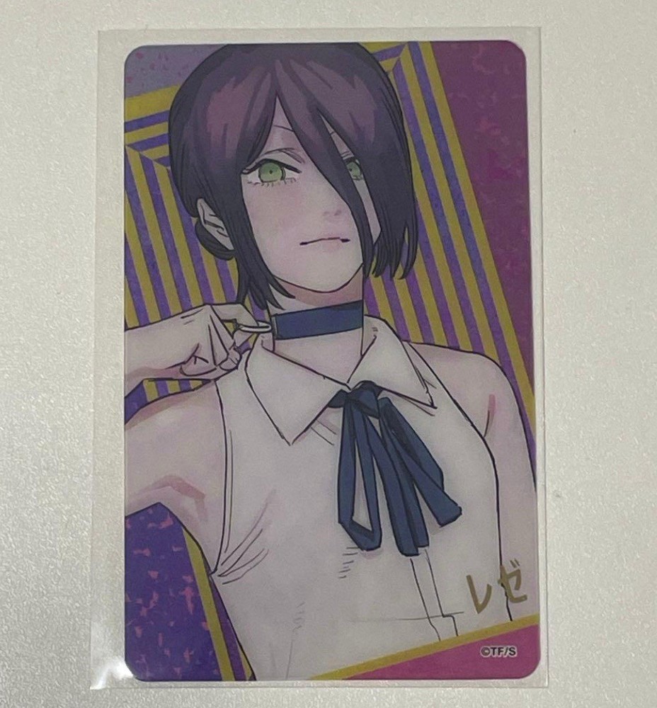 Chainsaw Man Jump Festa 2026 Clear Card Reze Foil Stamped Collection JF