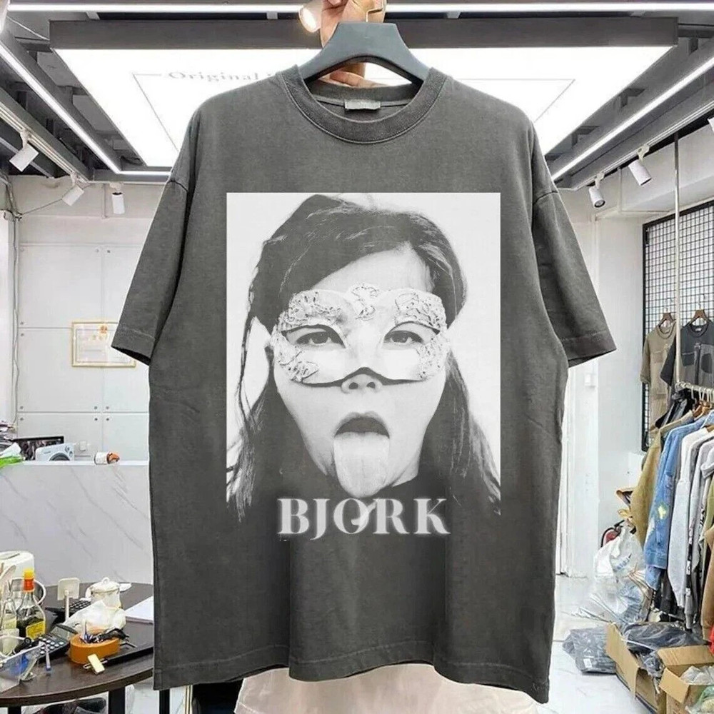 Bjork Tshirt Homage, Bjork Band Short Sleeve Unisex Tshirt