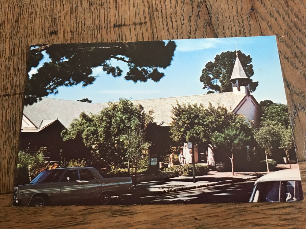 Church of the Wayfarer Carmel Village Chapel Postcard California
