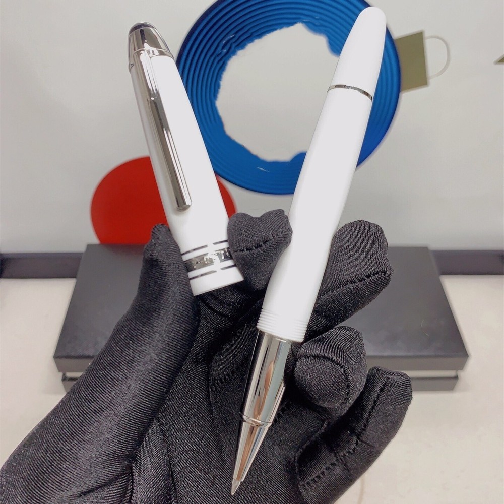 Deluxe Series White Color 0.7mm Rollerball Pen No Box