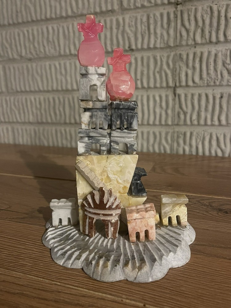 One Of A Kind Hand Carved Stone Castle