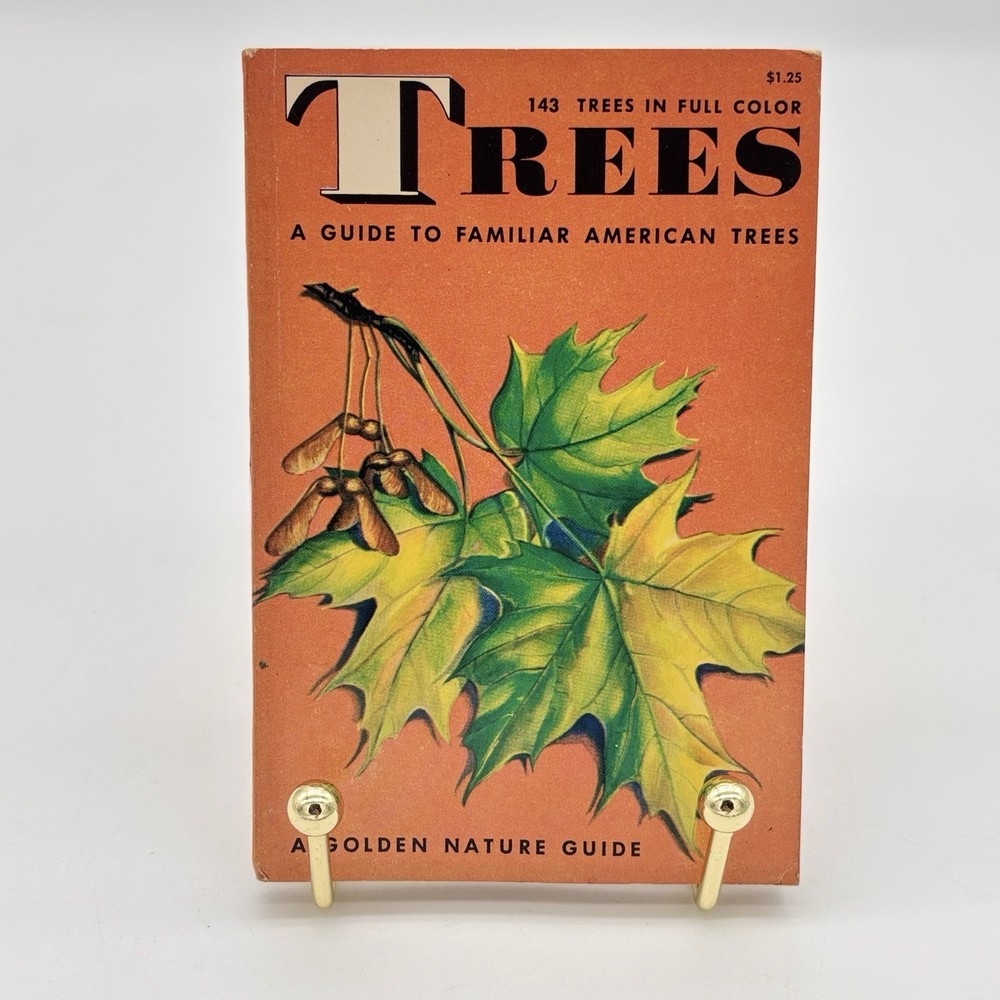 TREES: A Golden Nature Guide to Familiar American Trees 1952 Hardcover Vintage