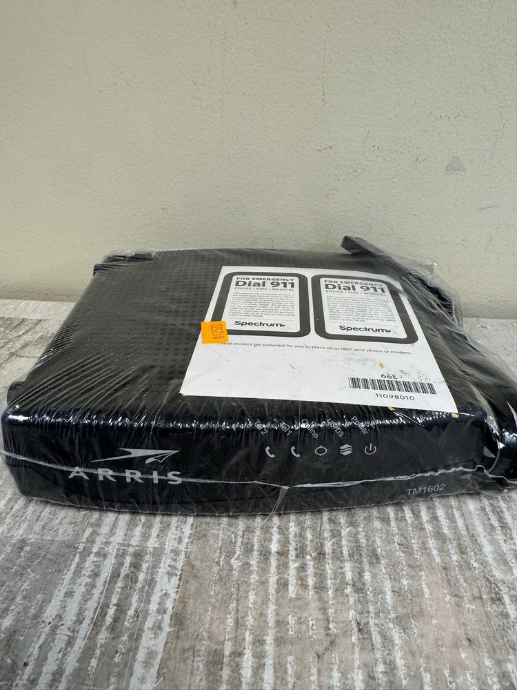 Arris TM1602A DOCSIS 3.0 Cable Modem with Phone Ports New Includes Cables and Manual