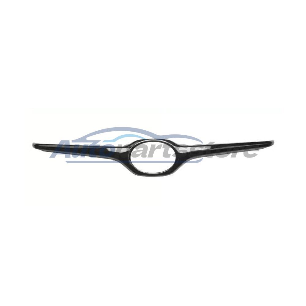 Bright Black Front Grille Cover Strips Clip Trim For Toyota Highlander 2020-2024