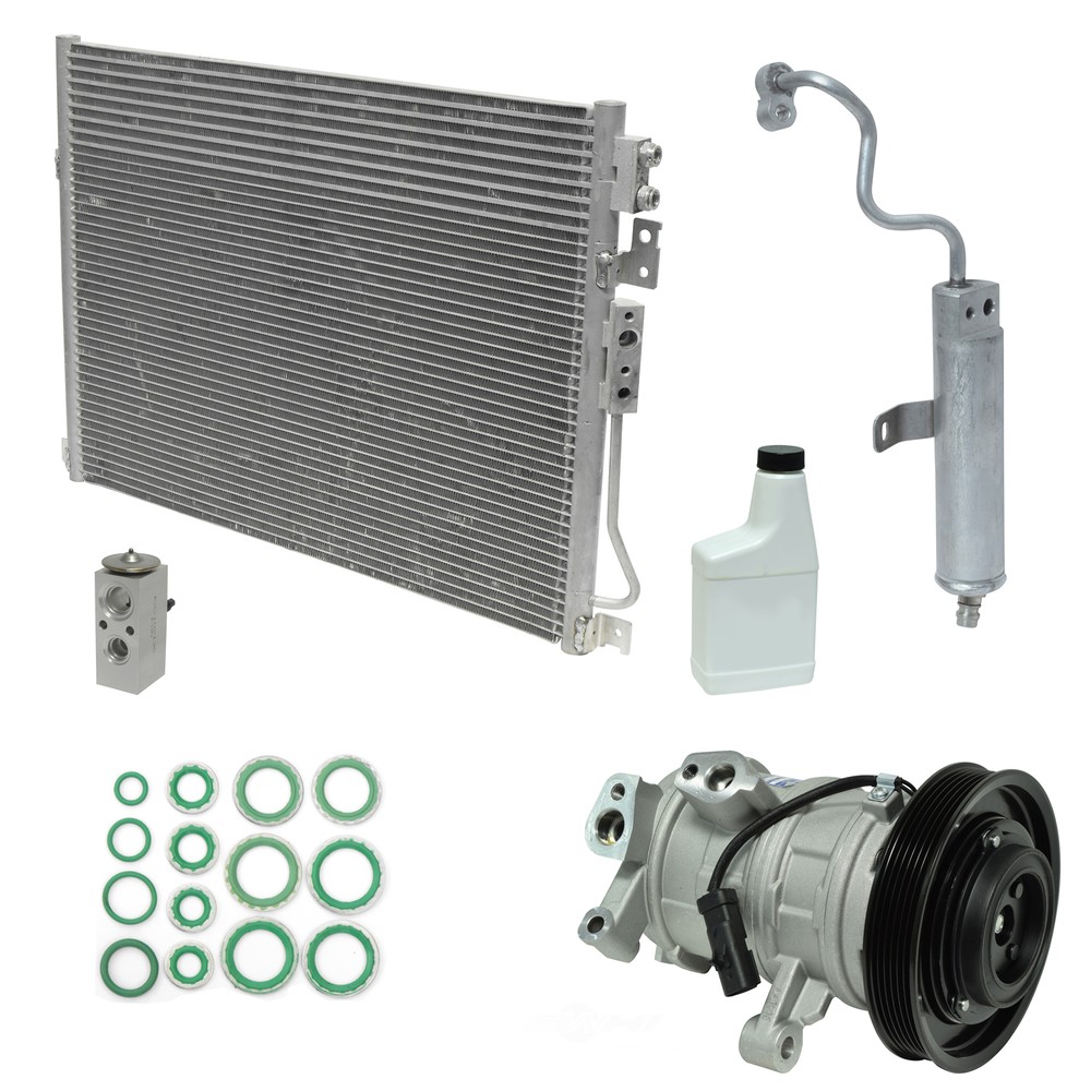 A/C Compressor Kit with Condenser Replacement UAC KT 5155A