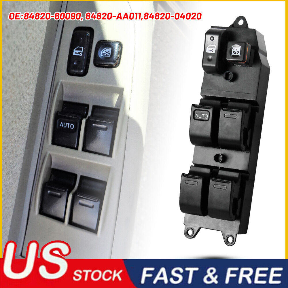 Electronic Driver Side Power Window Control Switch For Toyota Tacoma 2001-2004