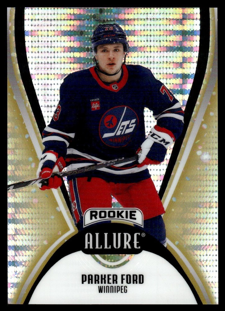 Parker Ford 2025-26 Upper Deck Allure Gold Glitter Bomb Rookie Winnipeg Jets