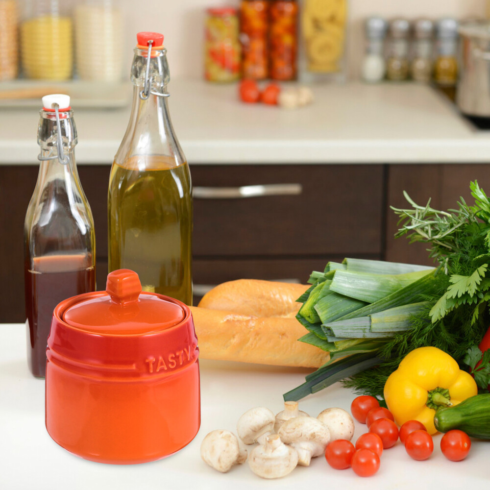 Dispenser Sugar Ceramic Seasoning Jar Decorative Spice Box Salt