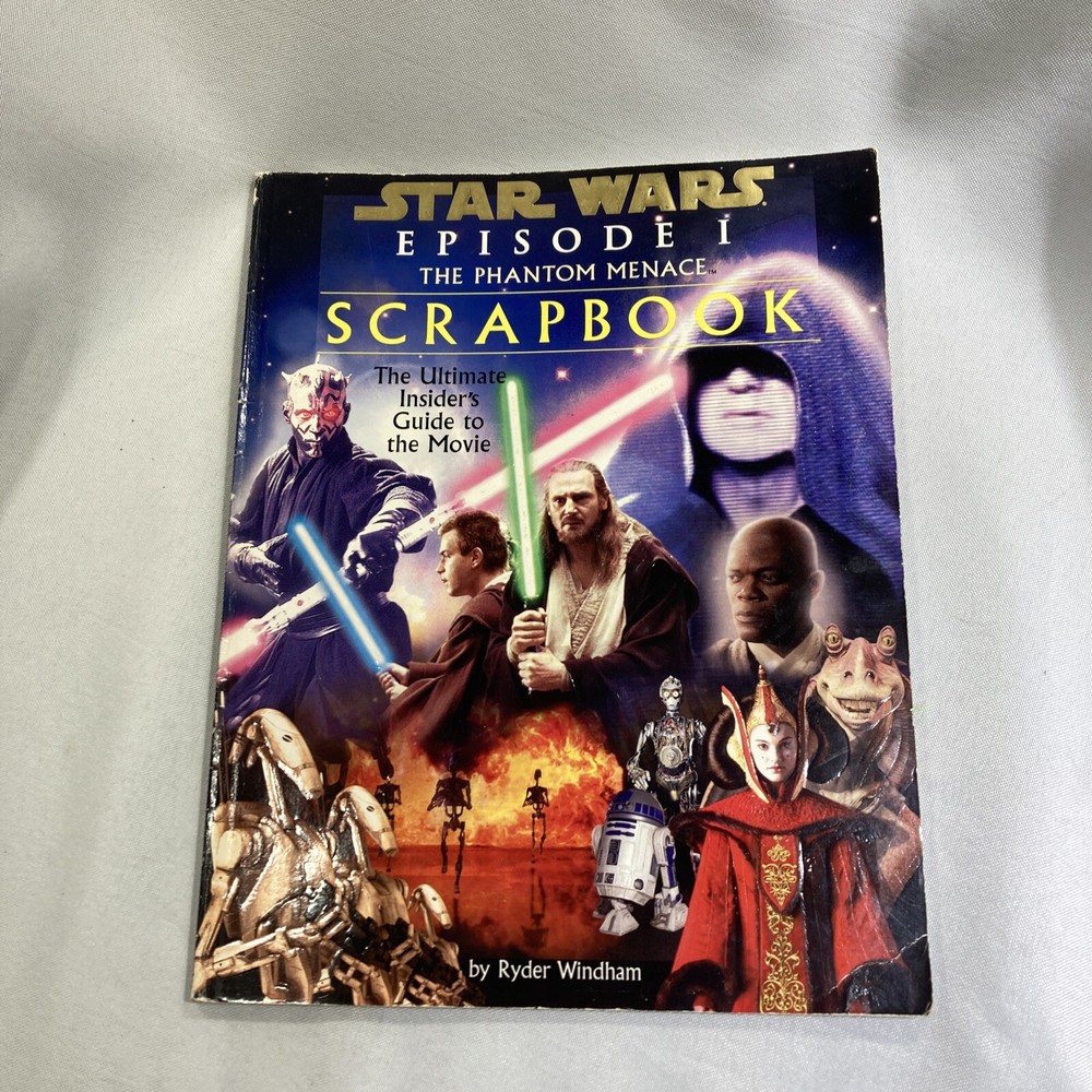 Star Wars: Episode 1 The Phantom Menace Movie Scrapbook with Data Cards Intac