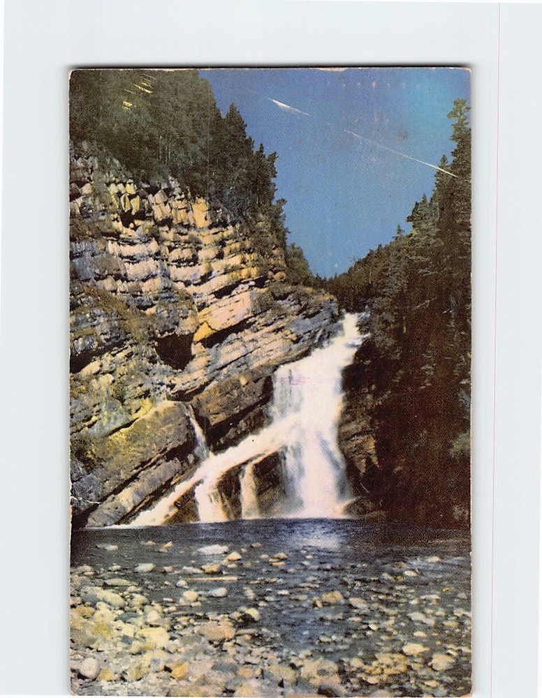 Postcard Cameron Falls Waterton Lakes National Park Waterton Park Canada