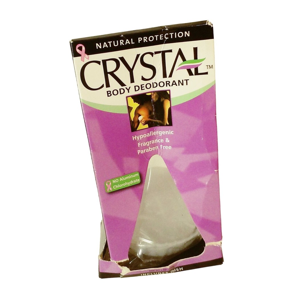 NIP NOS Crystal Body Deodorant Rock Hypo-Allergenic Fragrance-Free No Aluminum