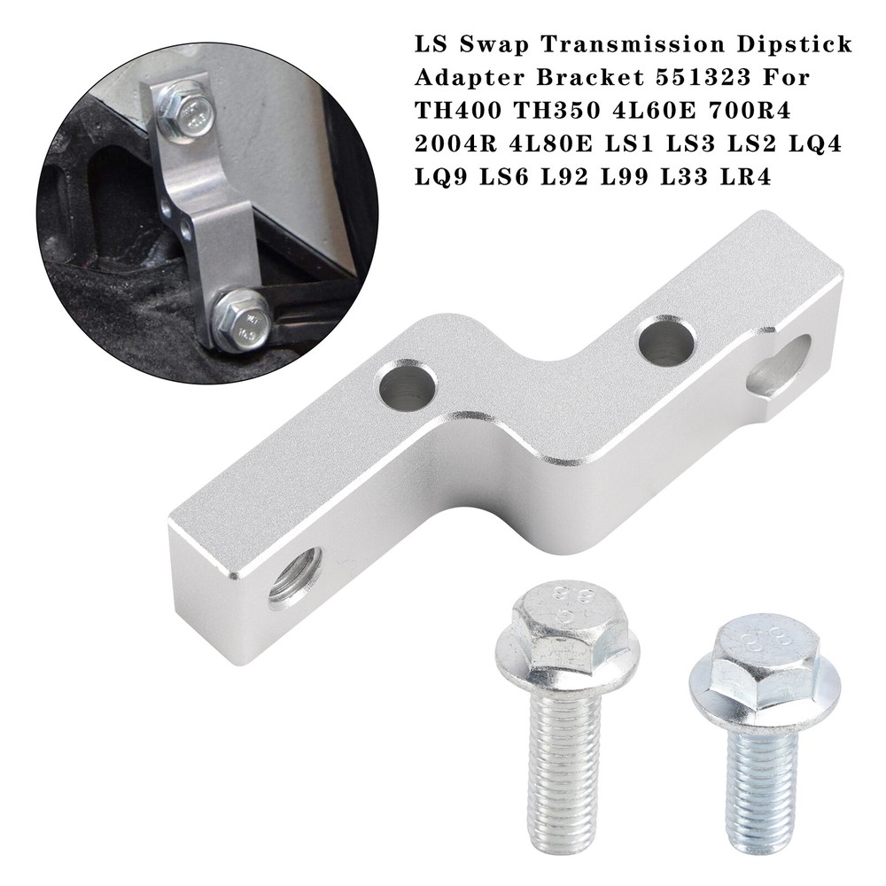Transmission Dipstick Adapter Bracket 551323 Fits TH400 TH350 4L60E 700R4 2004R