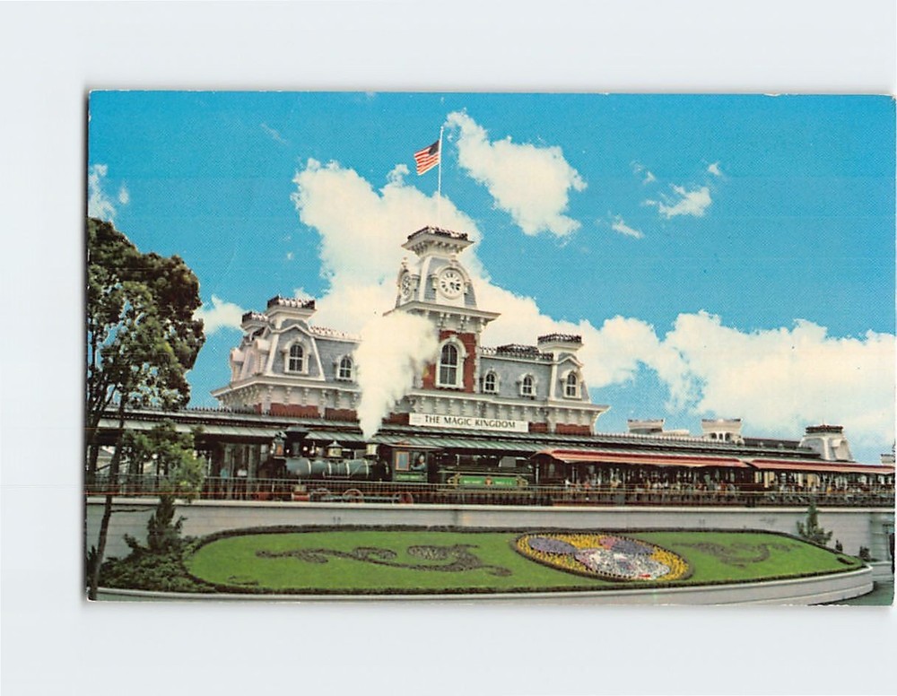 Postcard The Walt Disney World Railroad Florida USA