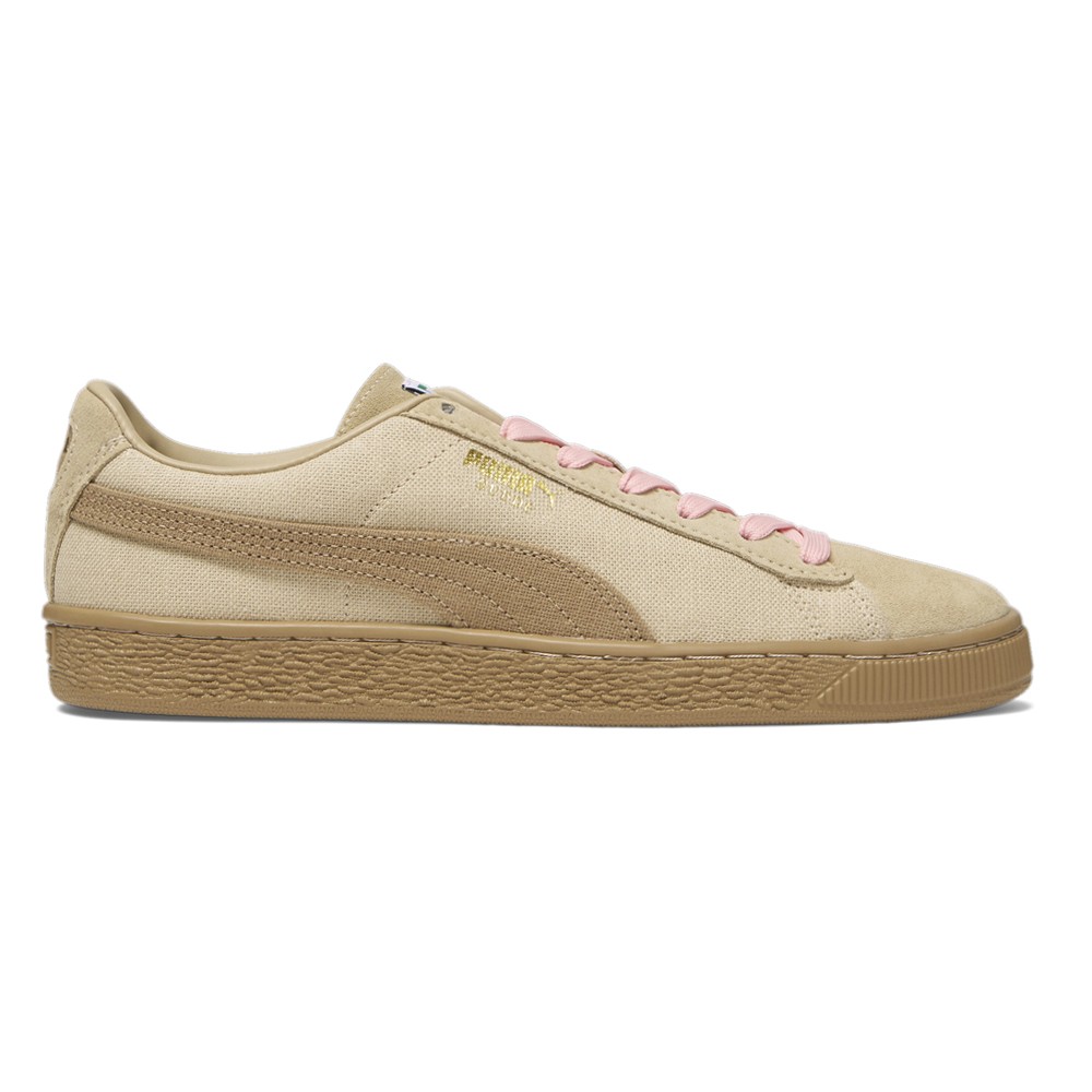 PUMA Suede Hemp Lace Up  Mens Beige Sneakers Casual Shoes 39401201