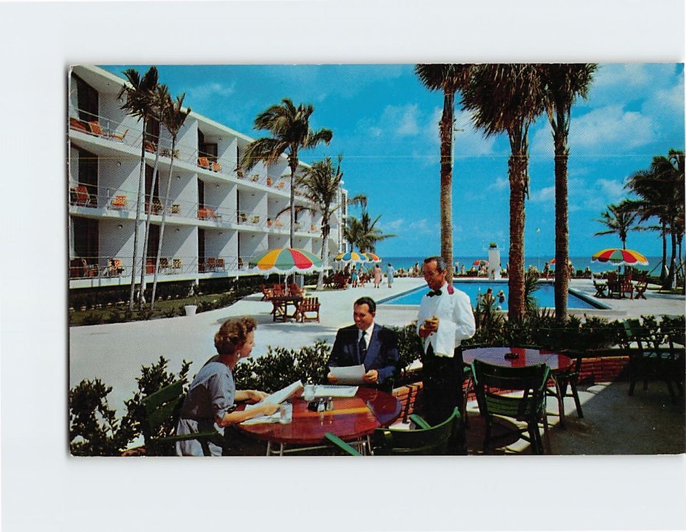 Postcard One of the Beautiful Motels in Southern Florida USA