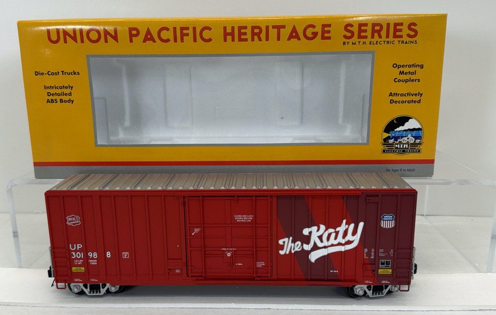 MTH Premier UP Heritage 20-2772A MKT The Katy 50’ High Cube Boxcar O Used