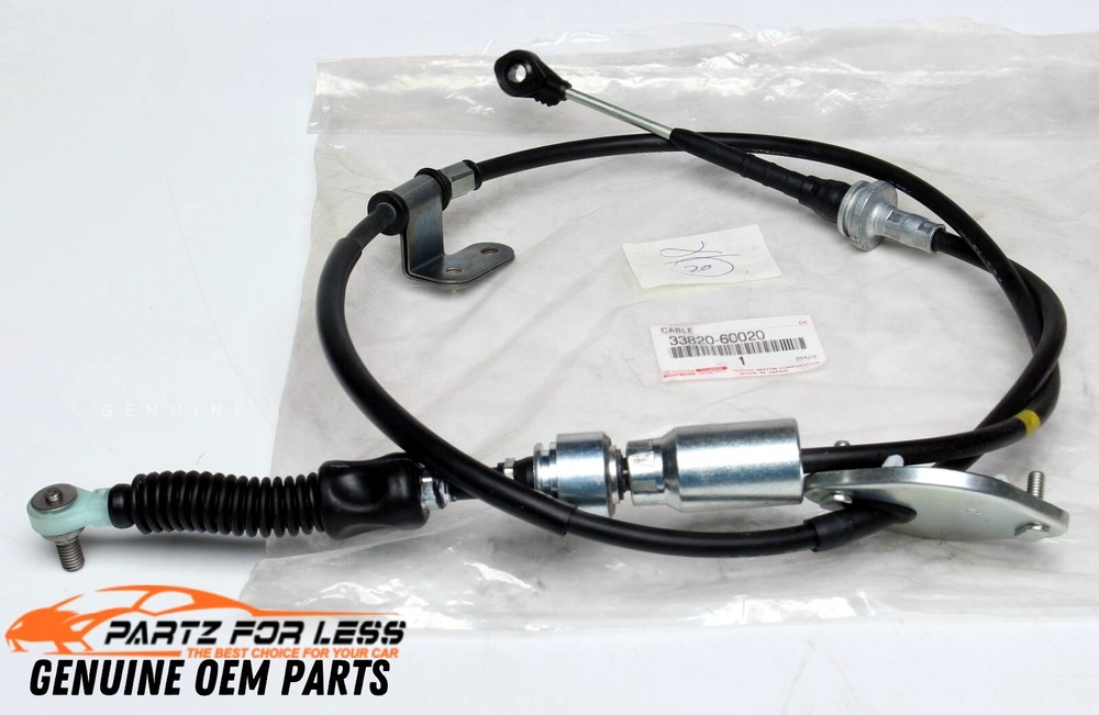 33820-60020 TOYOTA GENUINE CABLE ASSY, TRANSMISSION CONTROL 3382060020 NEW OEM