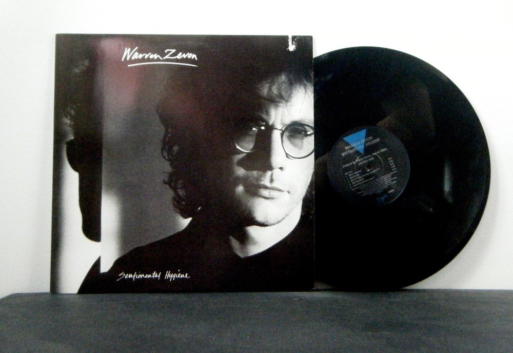 WARREN ZEVON LP Sentimental Hygiene 1987 Virgin  vinyl