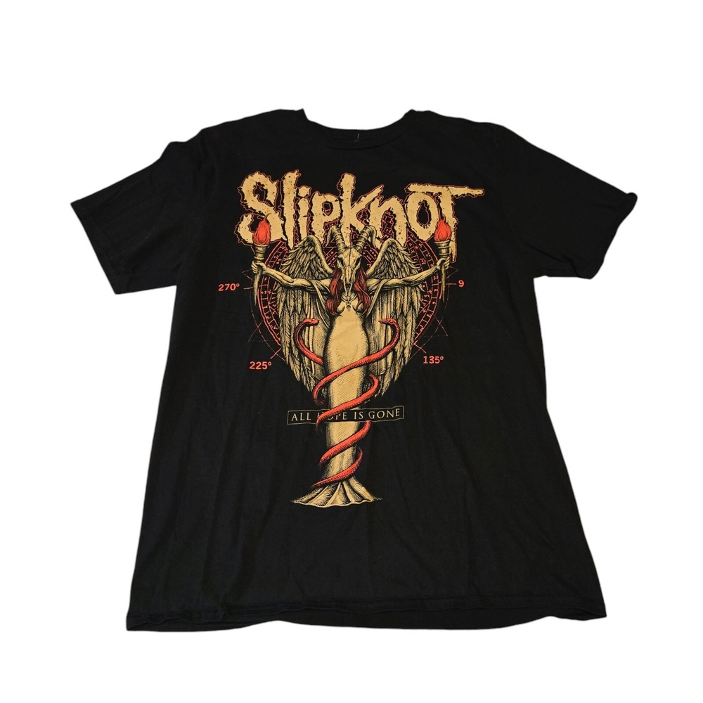 Slipknot Angels Lie Tee Men XL Black Heavy Metal Band Shirt