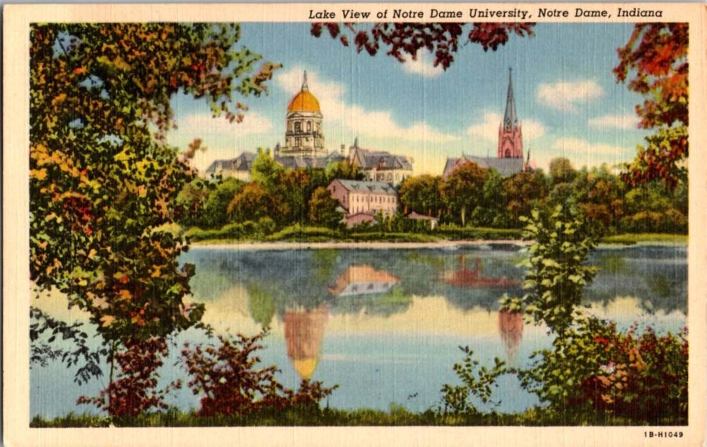 W-Border Notre Dame University - South Bend Indiana IN m/14 BJ9339
