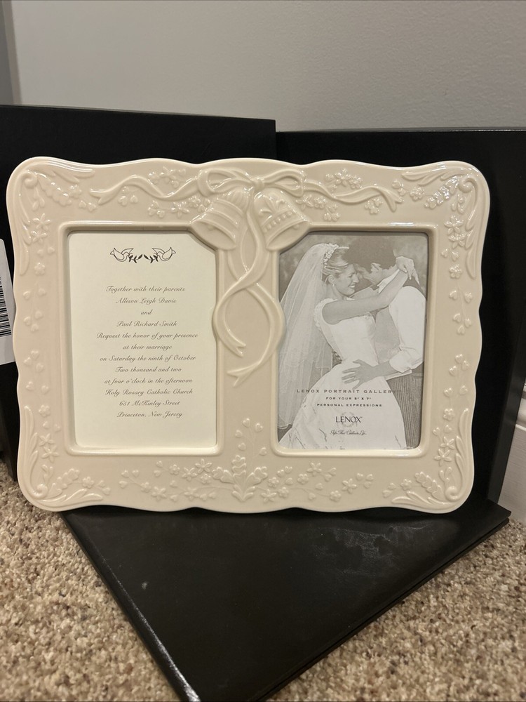 Lenox Fine China WEDDING PROMISES Double Frame 5