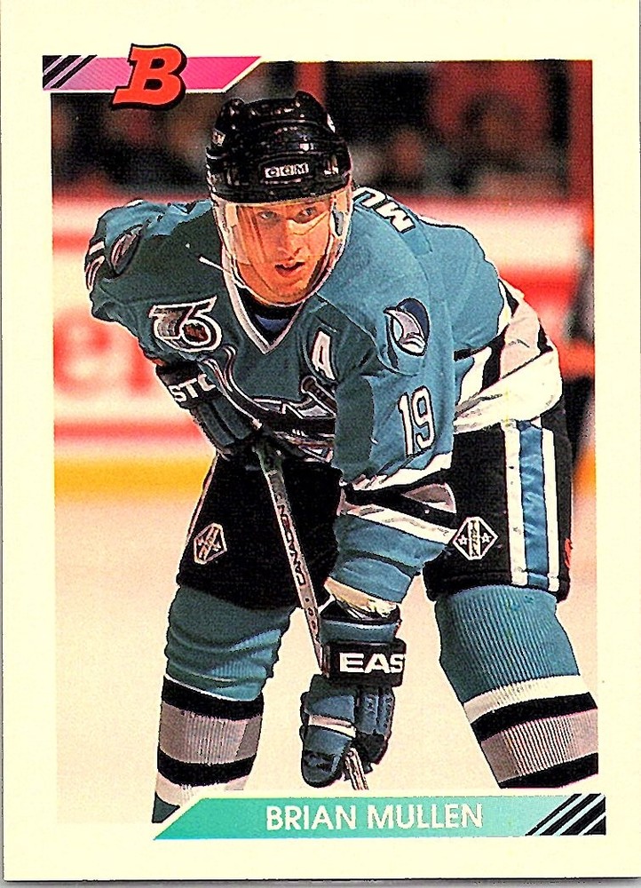 1992-93 Bowman #139 Brian Mullen San Jose Sharks