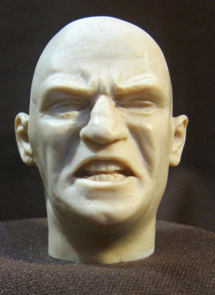 CUSTOM RESIN UNPAINTED HEAD SCULPT Action figures 1/6 CMD-55