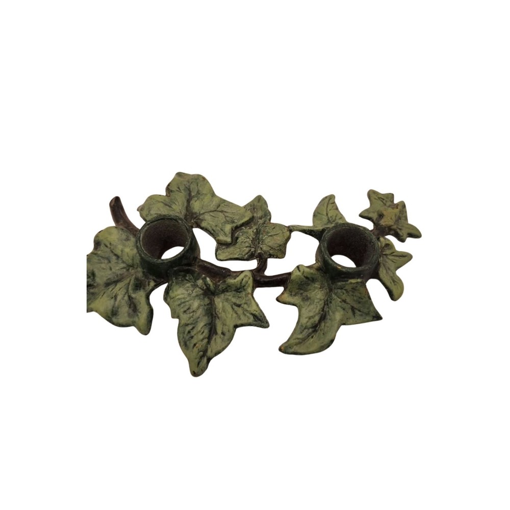 Vintage Ivy Leaf Candle Stick Holder