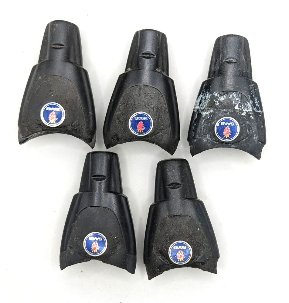 SAAB LOT OF 5 FOBS  LTQSAAM433TX OEM 4 Button Key Fob USED, LOCKED