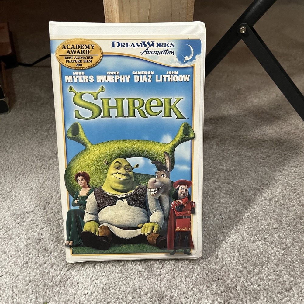 Special Edition DreamWorks Shrek VHS (2001) Full Screen PG  Extended Ending