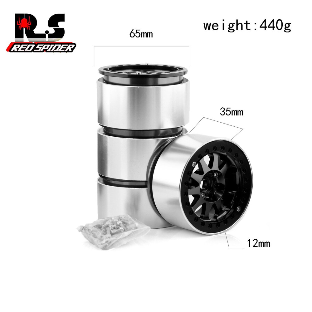 1/10 Beadlock Wheel Rim Hub Climbing Barrow Wheel Rim Hub for Universal