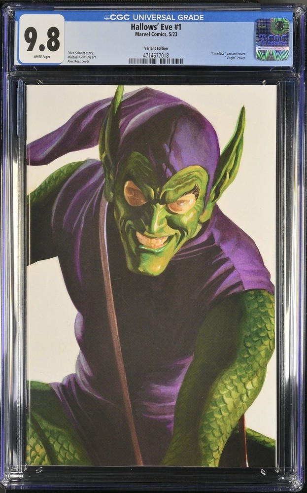 Hallows' Eve 1 CGC 9.8 Alex Ross Virgin Variant