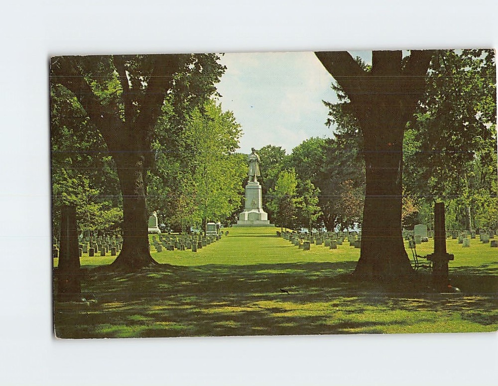 Postcard Antietam National Cemetery Sharpsburg Maryland USA