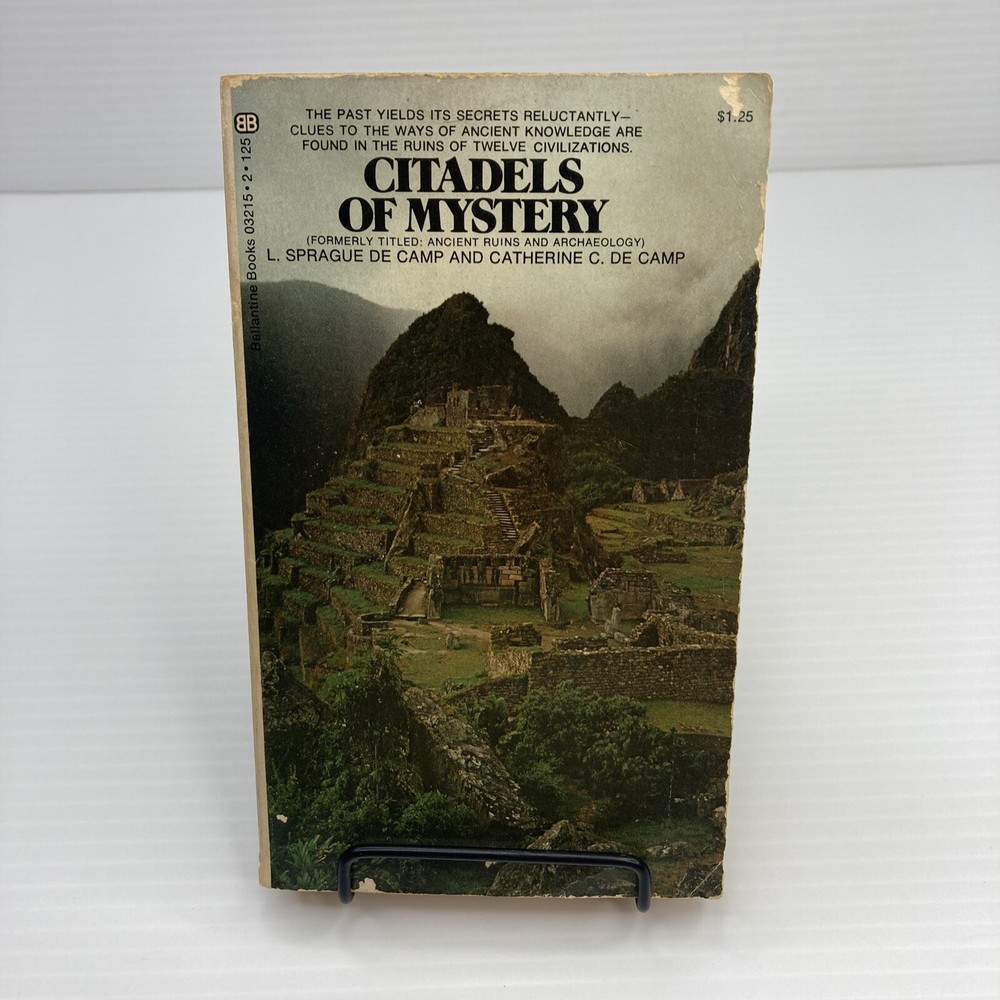 L Sprague de Camp Citadels of Mystery PB Ancient Ruins Legends Conspiracies More