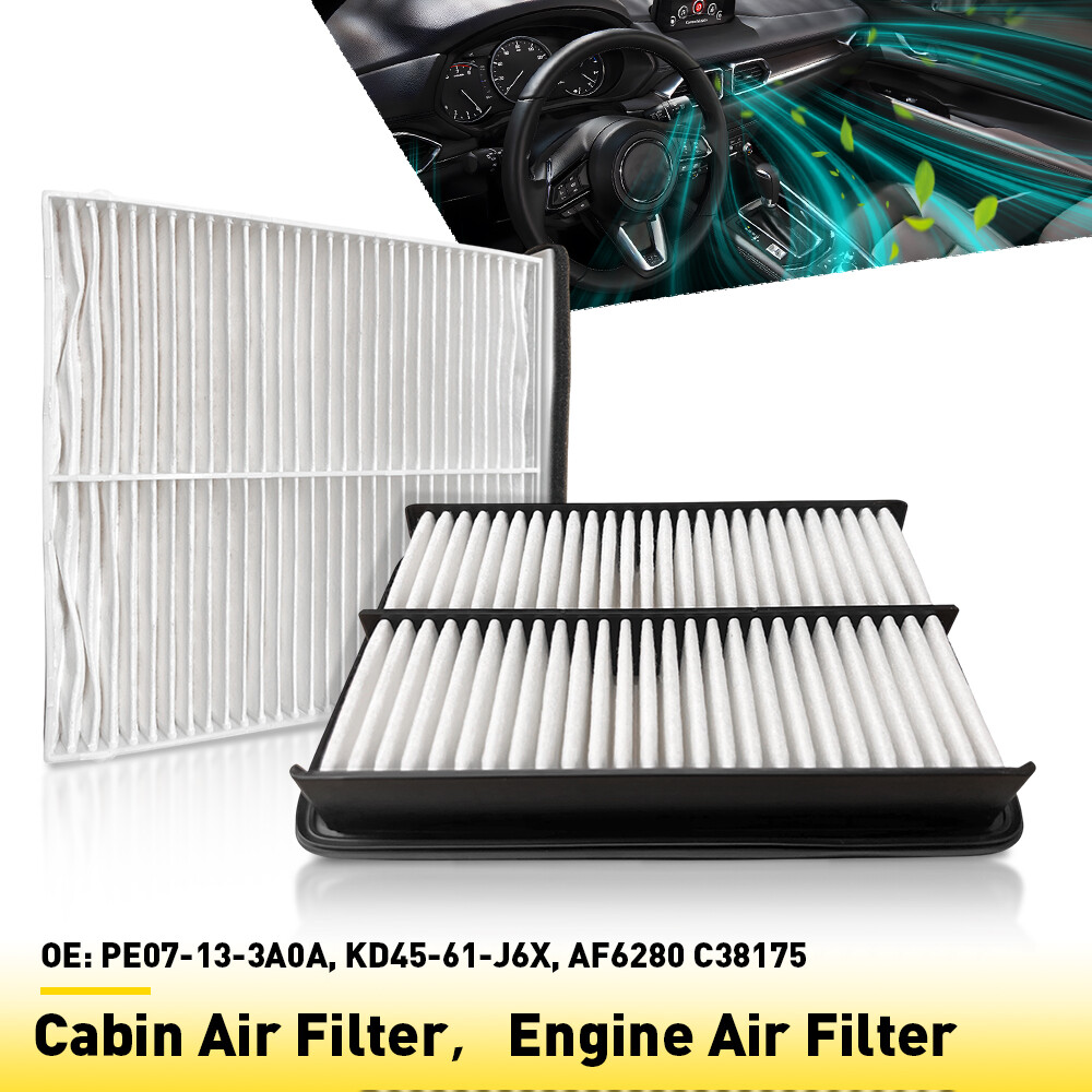 2014-2023 Mazda 3 6 CX-5 Engine & Cabin Air Filter Combo Set AF6280 C8175