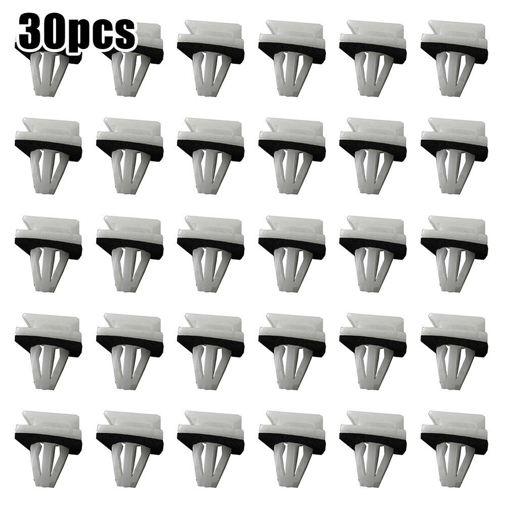 Rocker Panel Moulding Clip Side Skirt Sill Guard Trim ABS Plastic For 30x
