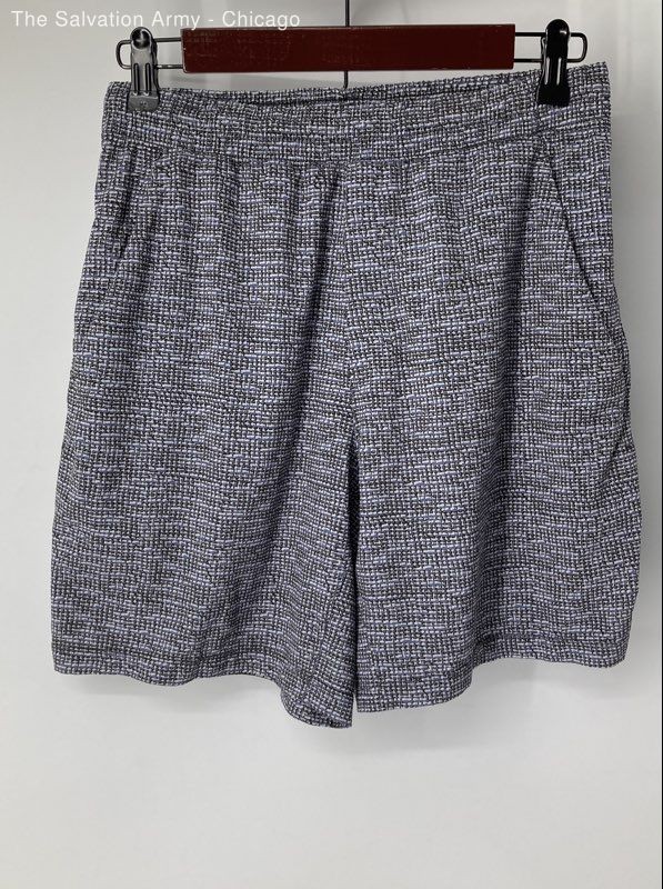 Lululemon Mens Gray Elastic Waist Running Pull-On Athletic Shorts Size Small