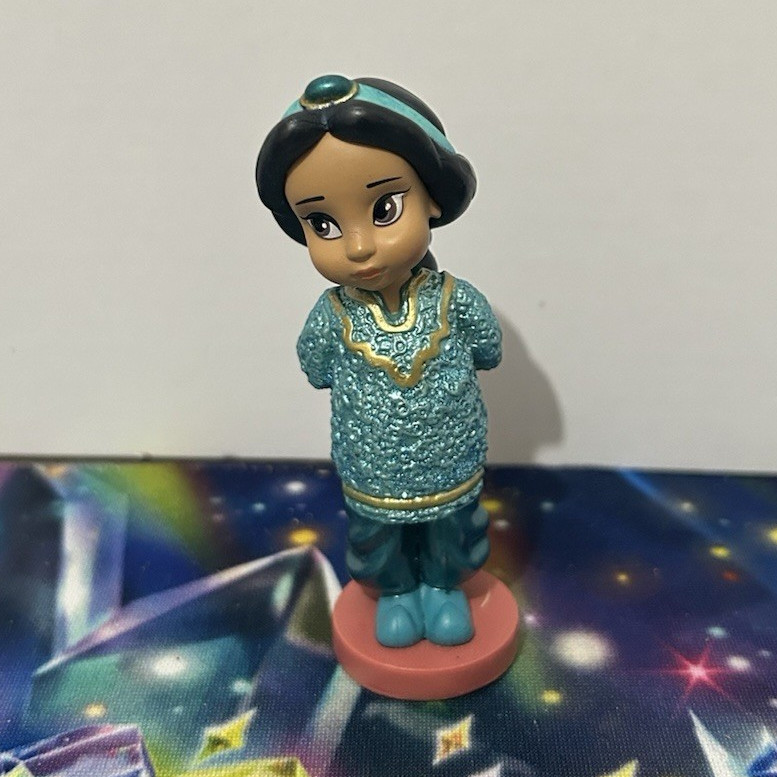 Disney Princess Jasmine Figurine Blue Outfit Vietnam Mark Collectible Display