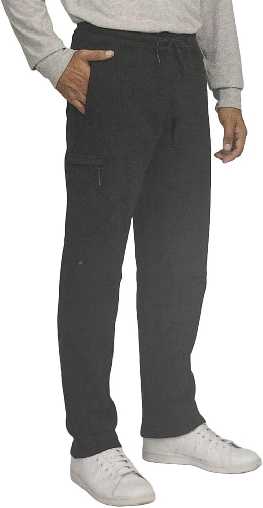 Weatherproof Vintage Men's Fleece Cargo Gray Sweatpants (Select Size)