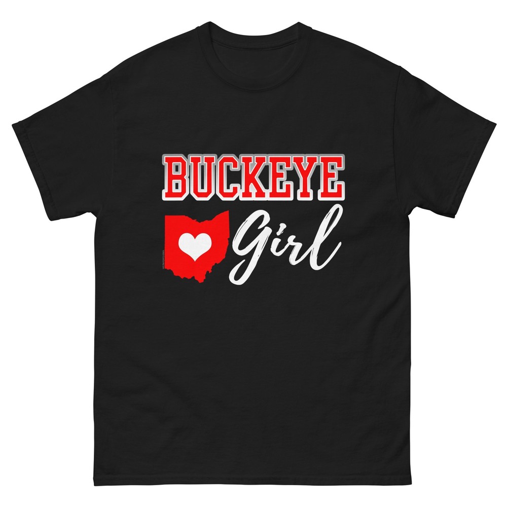 Buckeye Girl Ohio Home Heart State T-Shirt