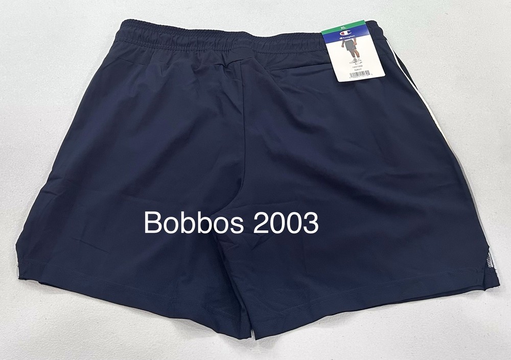 Champion Men's Pull-On Inner Drawstring Side Pockets Shorts, Navy, Size XL