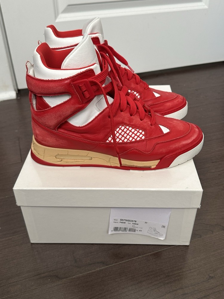 MAISON MARGIELA DDSTCK HIGH TOP SNEAKERS Size 41 (8)