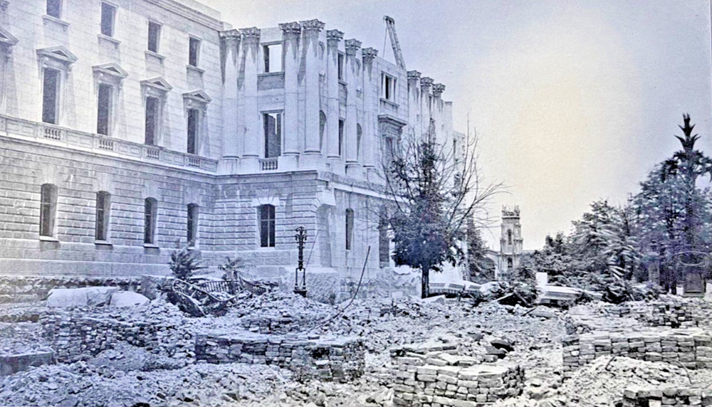1912 Vintage Illustration Ruins of Charleston SC After Sherman's March Civil War