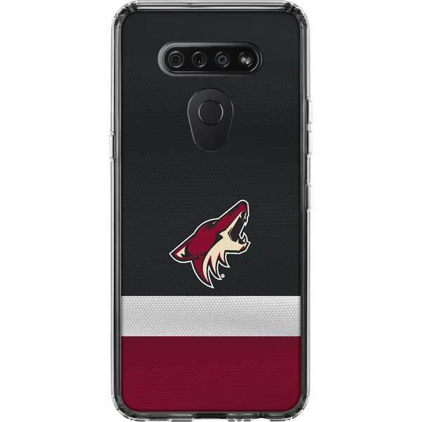 NHL Arizona Coyotes LG K51/Q51 Clear Case - Arizona Coyotes Jersey