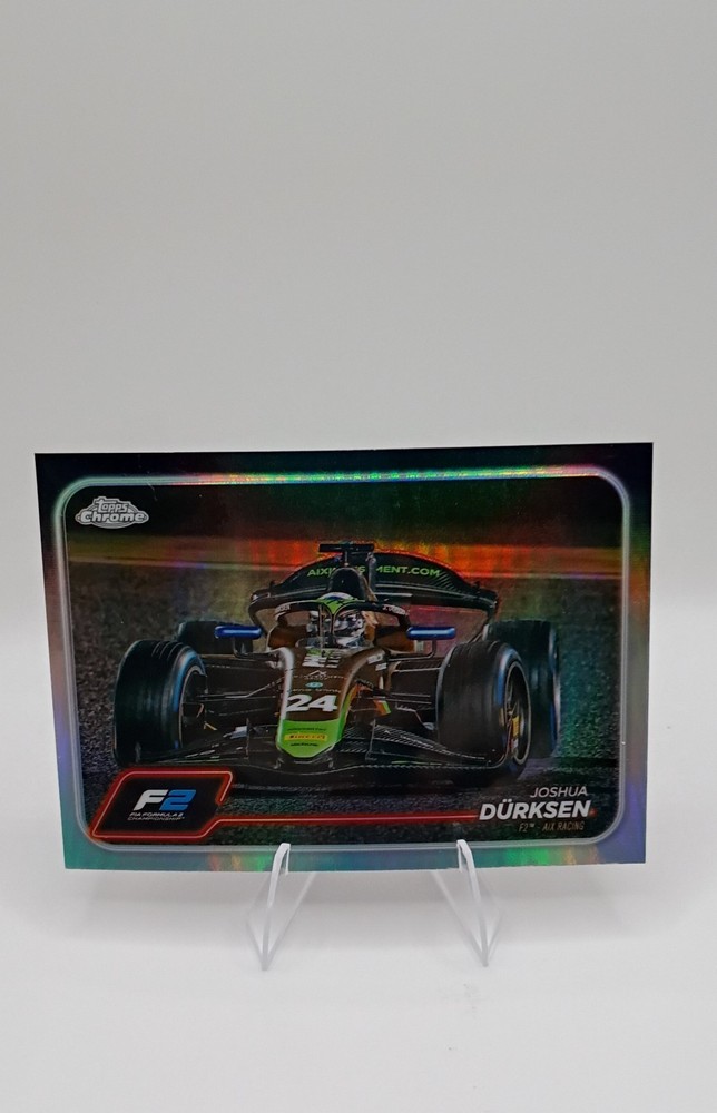 2024 Topps Chrome Formula 1 - F2 Cars Joshua Durksen #107 Refractor (RC)