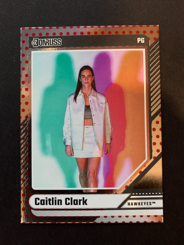 2024 Caitlin Clark Collection Red Dot Parallel #1
