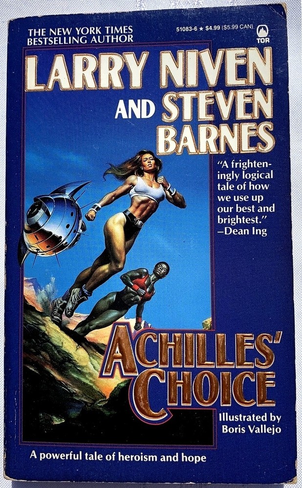 Achilles' Choice, Larry Niven Steven Barnes, PB Good 9780812510836-image