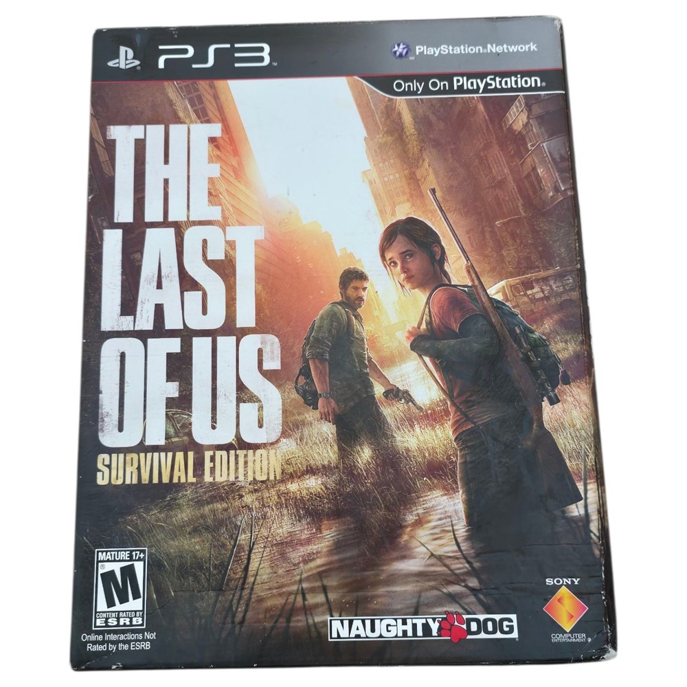 The Last of Us Survival Edition PS3 Steelbook Art Book Comic DLC Rare