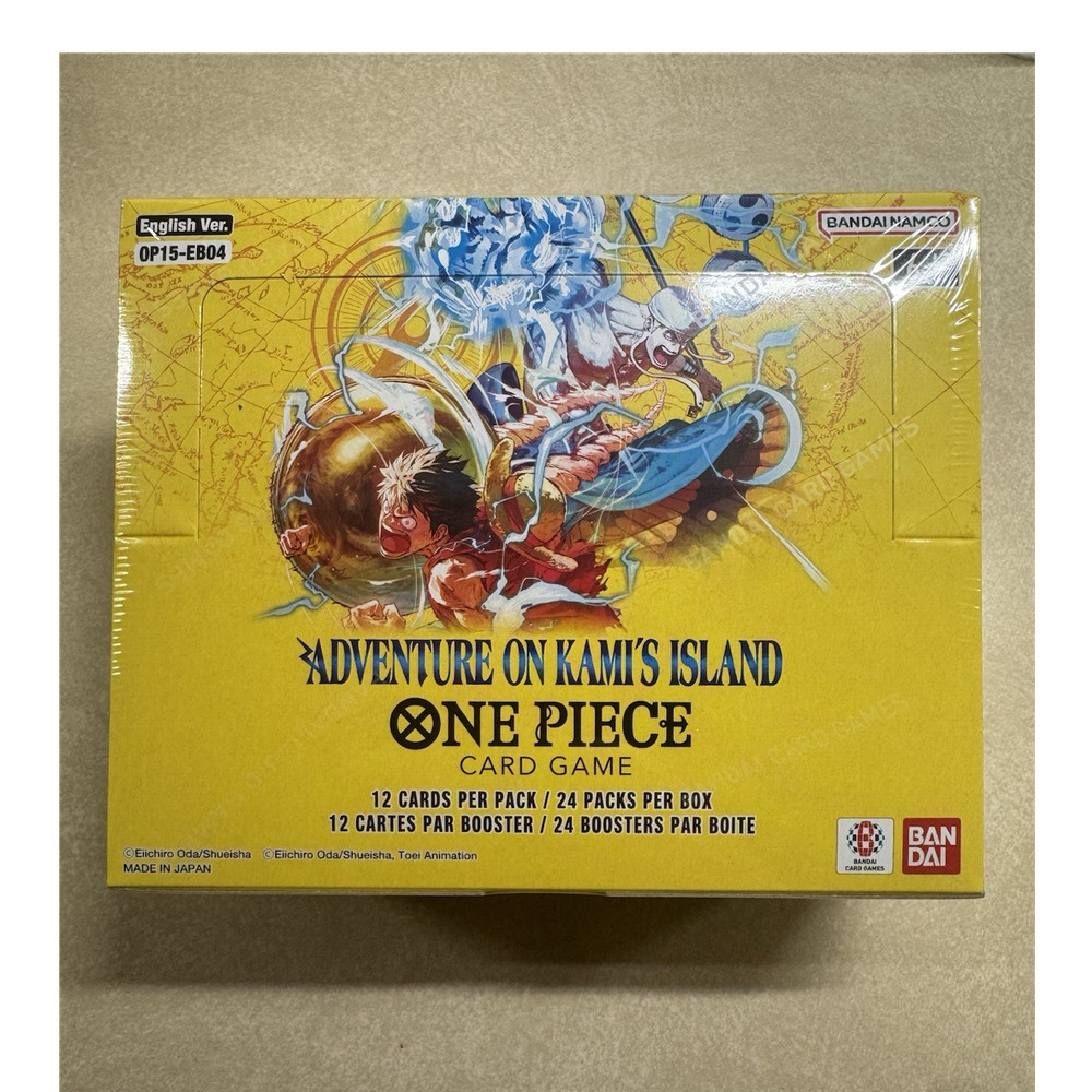 Bandai One Piece Card Game Adventure on Kami's Island Booster Box English OP15-…
