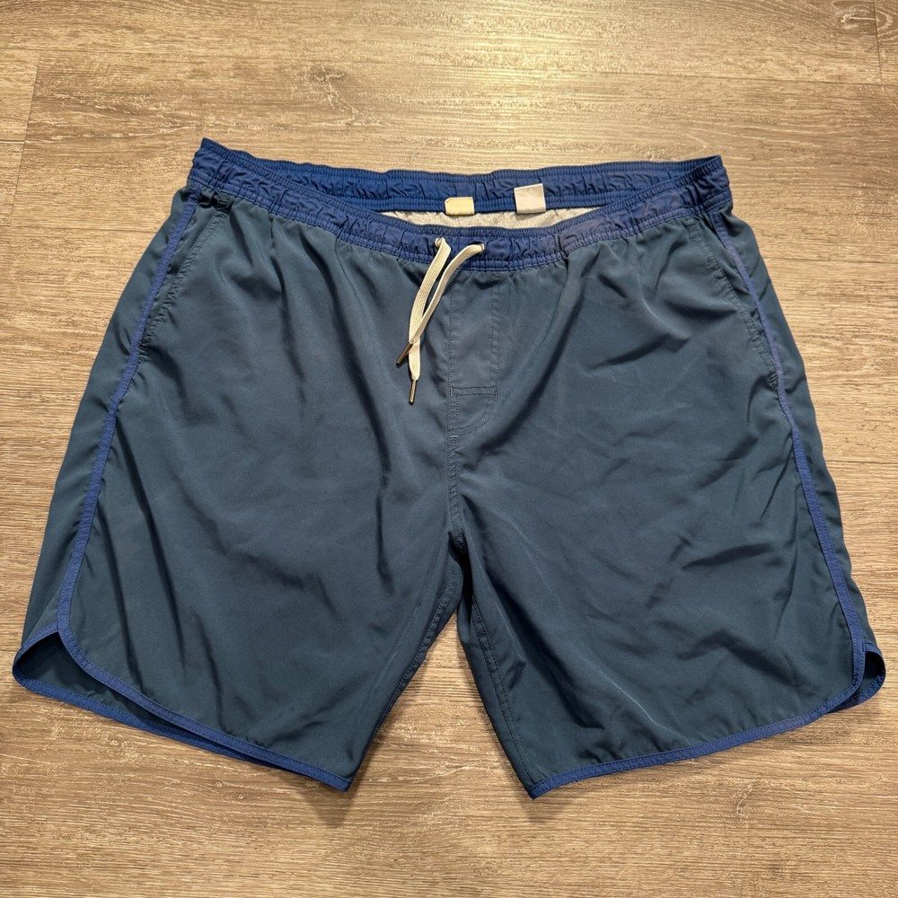 Fair Harbor Shorts Mens XL Blue Lined Drawstring 8